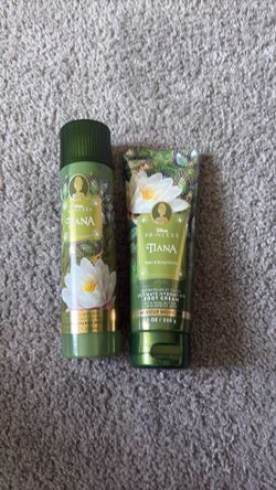 Tiana princess bath and both fragrance and body cream