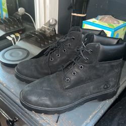 All Black Timberland Boots 