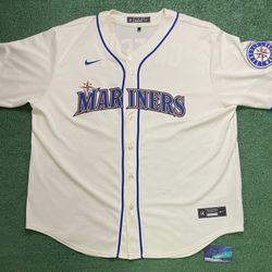 Seattle Mariners Nike Ken Griffey #24 white jersey