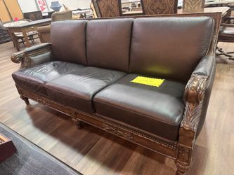 Millionaire Leather Couch!