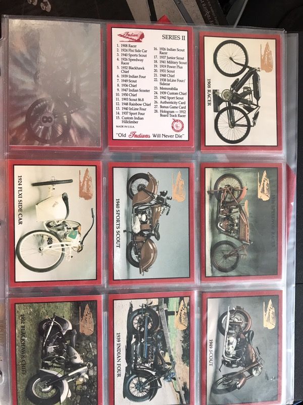 Indian collector cards