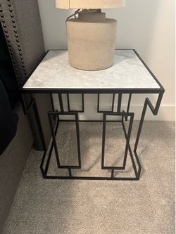 Marble End Table Set