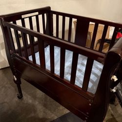 Wood Bassinet. Beautiful!