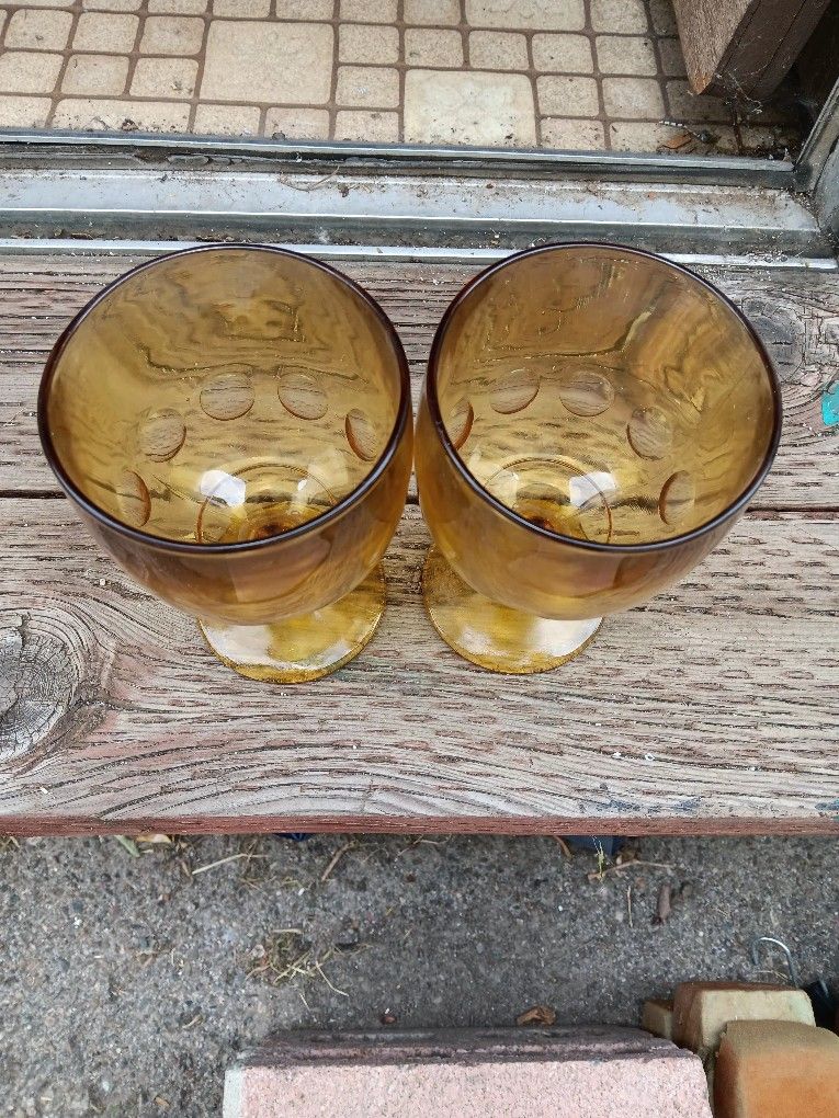 Water Goblets, pair