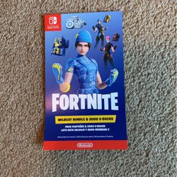Nintendo Switch Fortnite Wildcat Bundle And 00 V Bucks For Sale In Oregon City Or Offerup