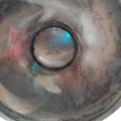 Heavily Tarnished Vintage Candle Stick Holders 950 Fine Silver Weighted.