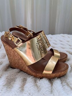 Tory Burch Gold Shoes