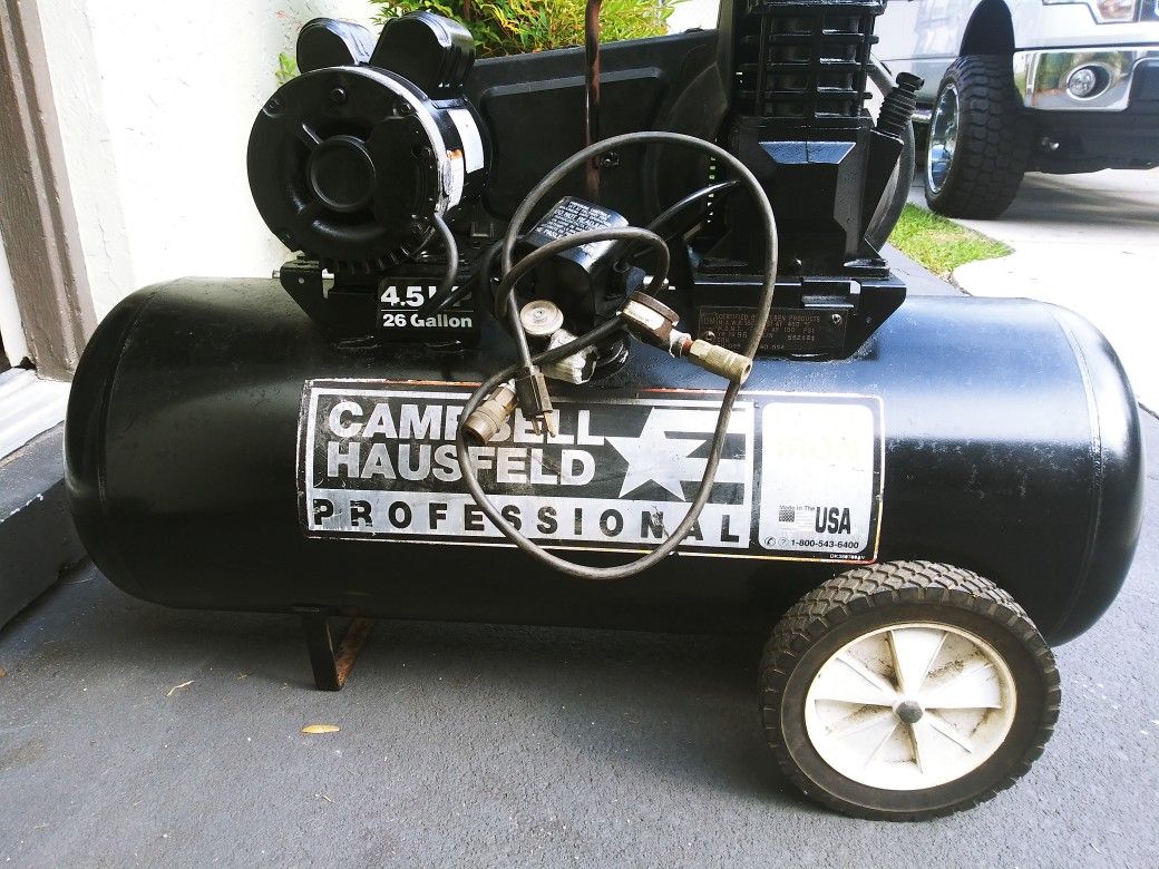 26 gallon air compressor 4.5 hp