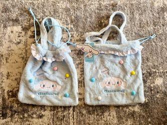 Cinnamon roll hello kitty tote bag