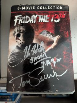 Friday The 13th 8th Movie DVD Collection Signed