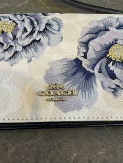 NEW Authentic Coach Purse - Lavender Color With Flowers