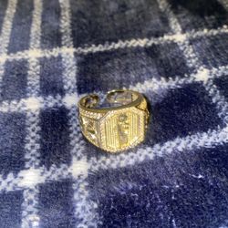 Gold Ring And Chain 