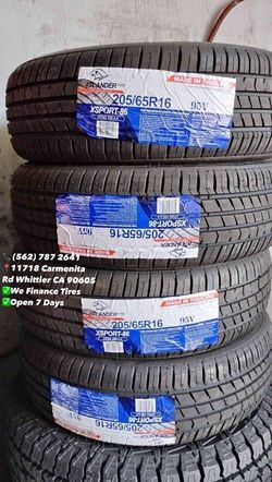 205/65R16 ATLANDER ALL SEASON Set of Tires Installed and Balanced Set de Llantas Nuevas Instaladas y Balanceadas