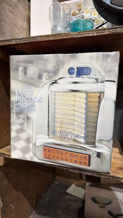 Crosley 1950s Diner Style Jukebox with Radio and Cassete Player