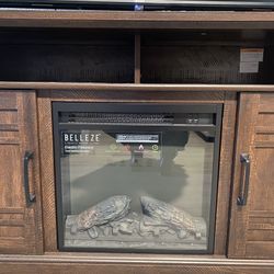 BELLEZE 48” Fireplace TV Stand
