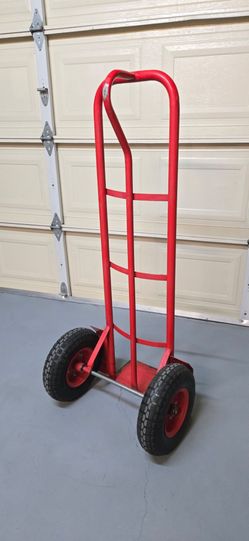 Heavy Duty Sack Truck 600lb with Pneumatic 13" Wheels