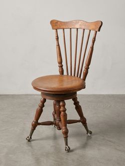 Antique Victorian Piano Chair