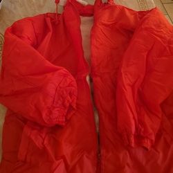 Red Jacket With Sherpa Linen Inside