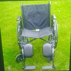 Nova 6000 20 Inch Wide Width Wheelchair With Elevating Leg Rests