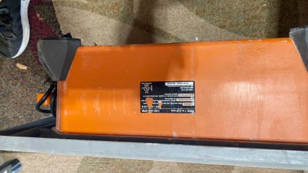 Ridgid Wet Tile Saw, works good, Project Finished, time For New Owner.