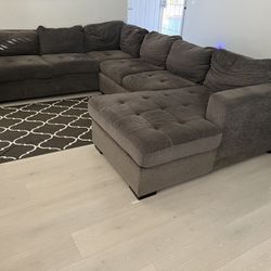Sectional Sofa Gray