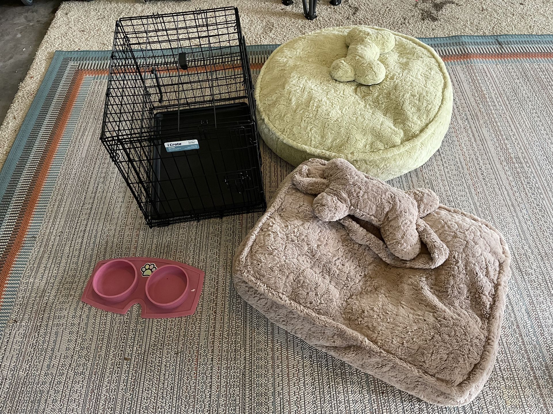 Puppy/small Dog Crate And Beds