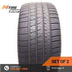 Set of 2 Used  6.5/32    245/45ZR17  99Y  Michelin  Pilot Sport A/S 3 Plus