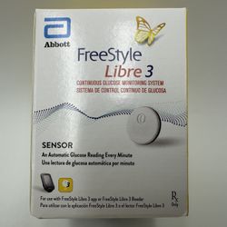 Freestyle Libre 3 Sensor  EXPIRY DATE:✅ AUGUST 31, 2024!! Brand New - Original!!!