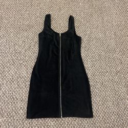 Women’s Black Zip Up Dress