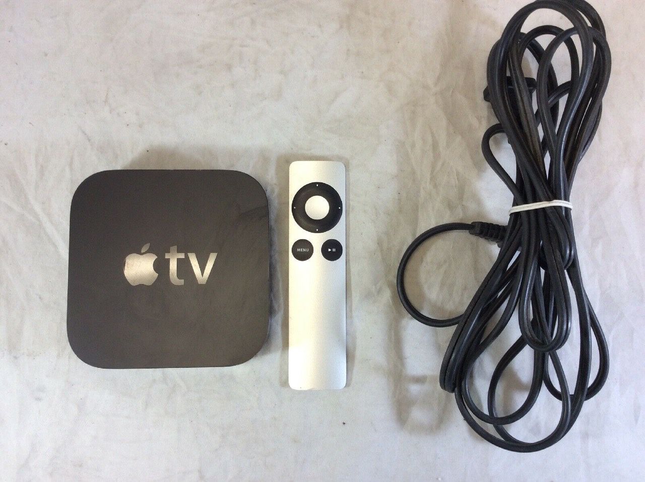 Apple TV 3rd Gen HD Media Streamer Genuine Remote Control/Power Cable