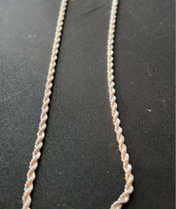 20in 92.5% Silver Italian Rope Chain (12g)