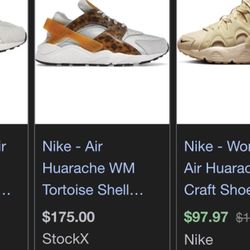 W Nike Air Huarache Tortoise Shell 