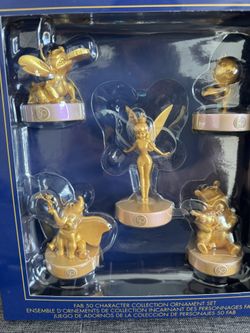 Disney World 50th Ornament Set Magic Kingdom