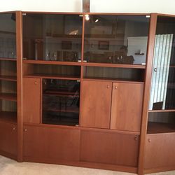 Mid-century Style Wall Entertainment Unit 