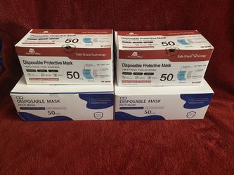 Box Of 50 Disposable Face Masks