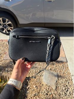 Michael Kors Black Saffiano Crossbody Bag