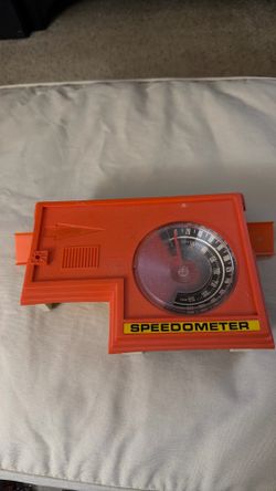Vintage 1970 Hot Wheels Redline Speedometer Track Accessory - WORKS!