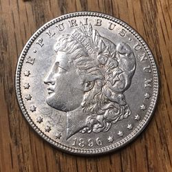 STUNNING Morgan Silver Dollar 1896