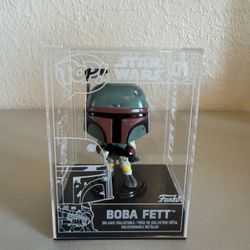 Funko Pop Die-Cast Boba Fett #01 – Complete w/ Case, Styrofoam & Shipper