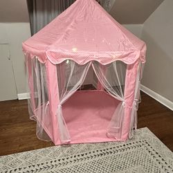 Pink Tent W/ Lights