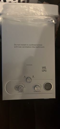 18L LPG Propane Gas Instant Hot Water Heater Boiler Outdoor Stainless Steel Tankless Hot Water Heater On-Demand Boiler