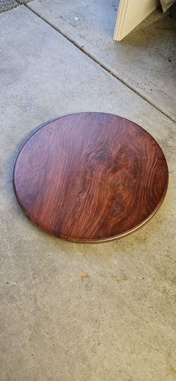 Rosewood Tabletop Lazy Susan