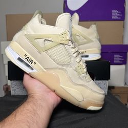 Jordan 4 Off-White Sail 
