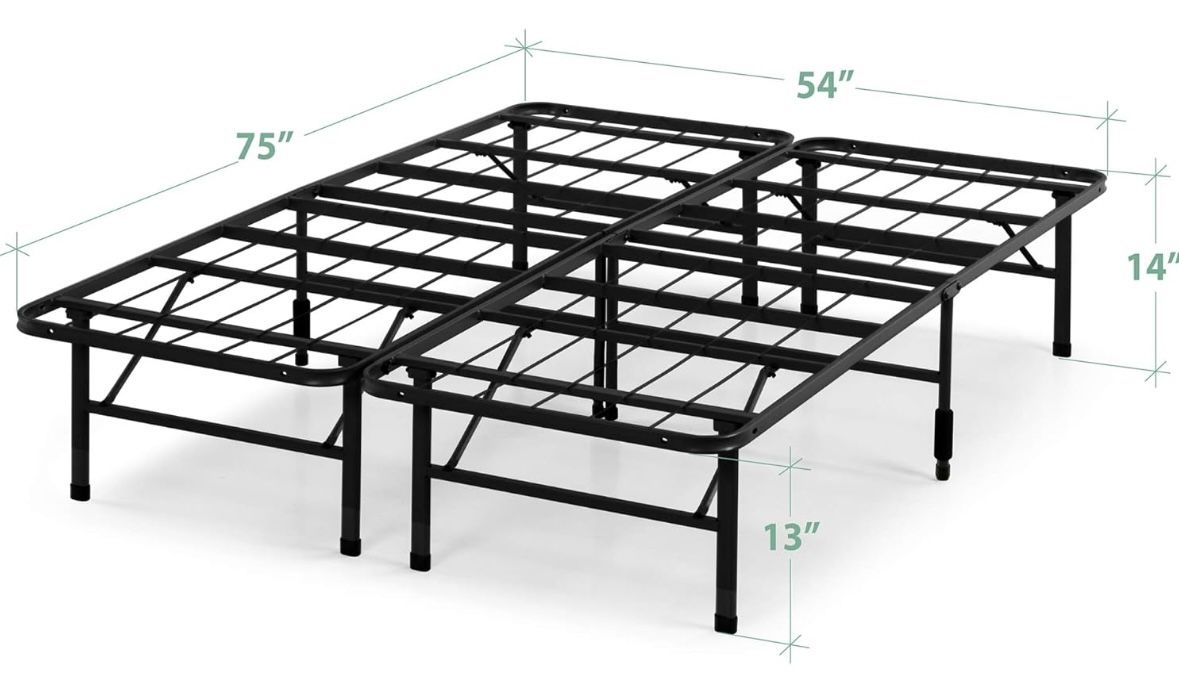 Zinus Foldable Tool Free Full Bed Frame 