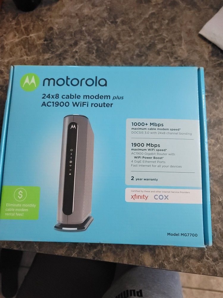 Motorola MG7700 Cable Modem/Router