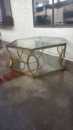 glass table