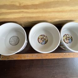 Cat Dog Water Food Bowls