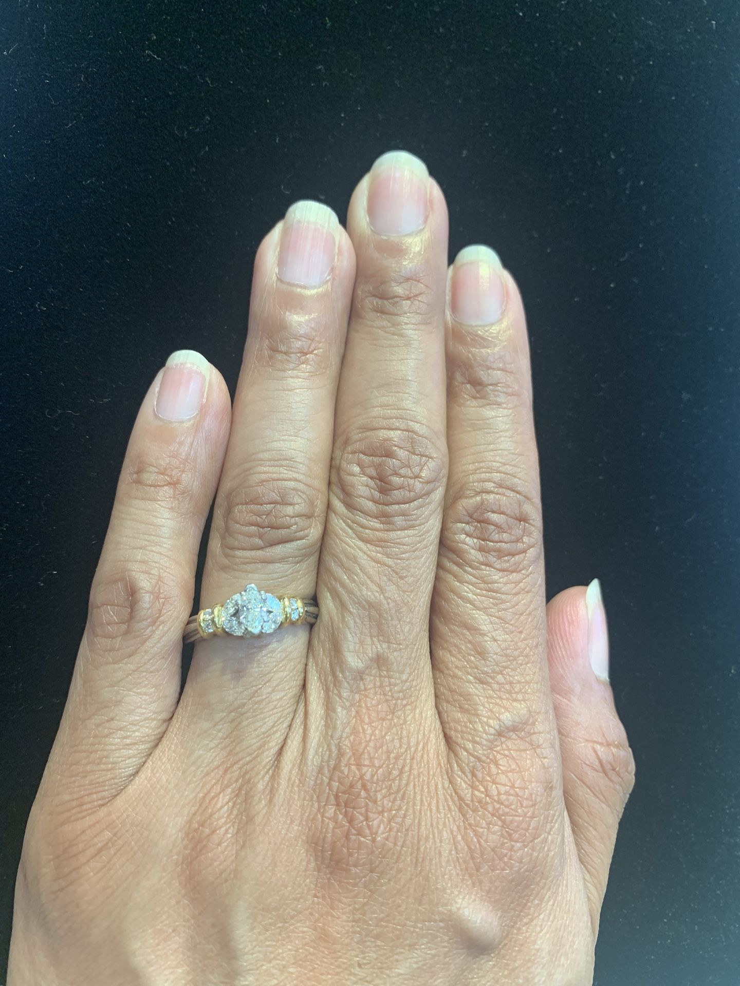 Diamond Platinum Ring 4g Size 8