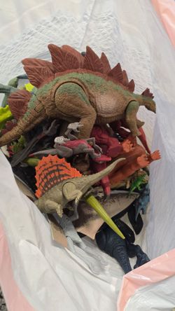 Large Bag of Jurassic Park Dinosaur toys