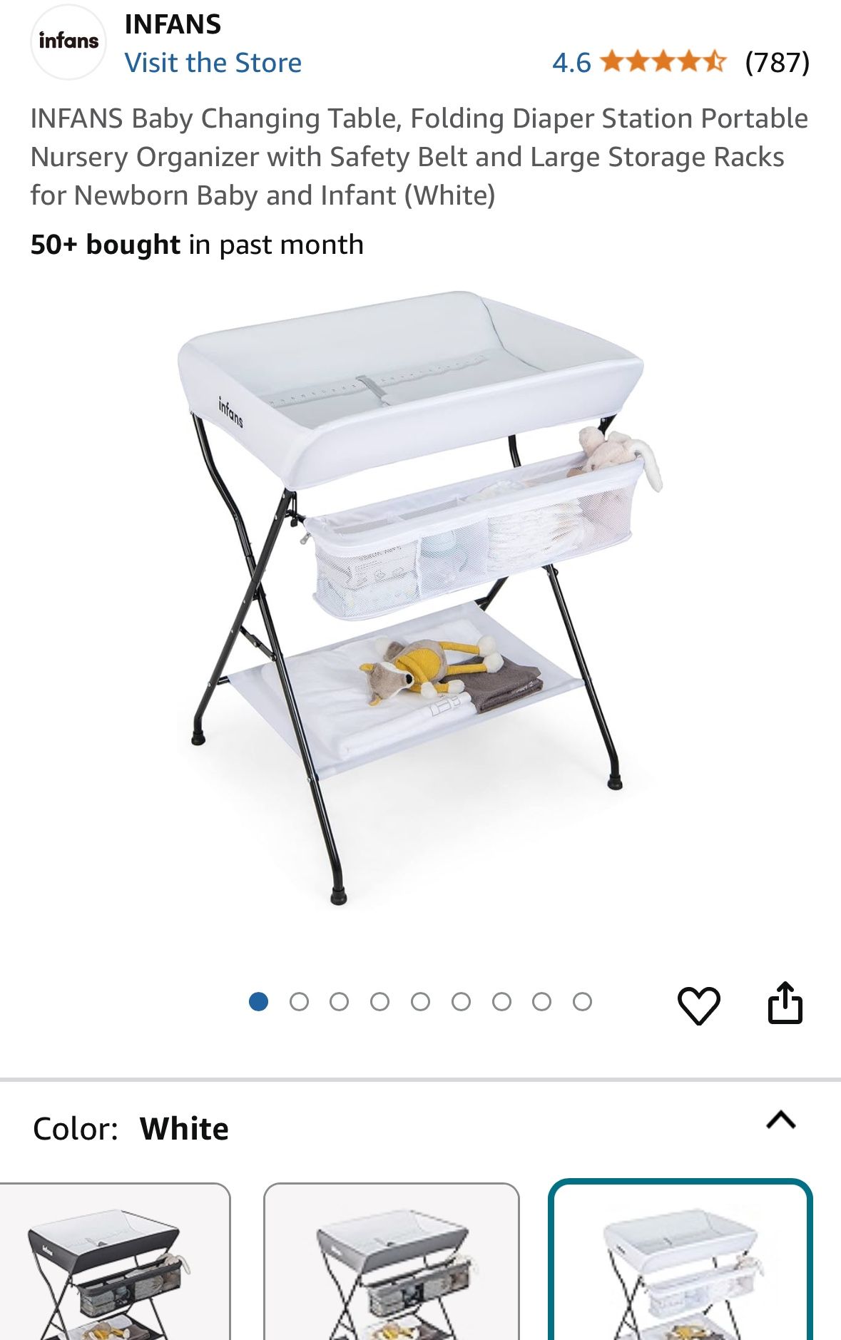INFANS Baby Changing Table